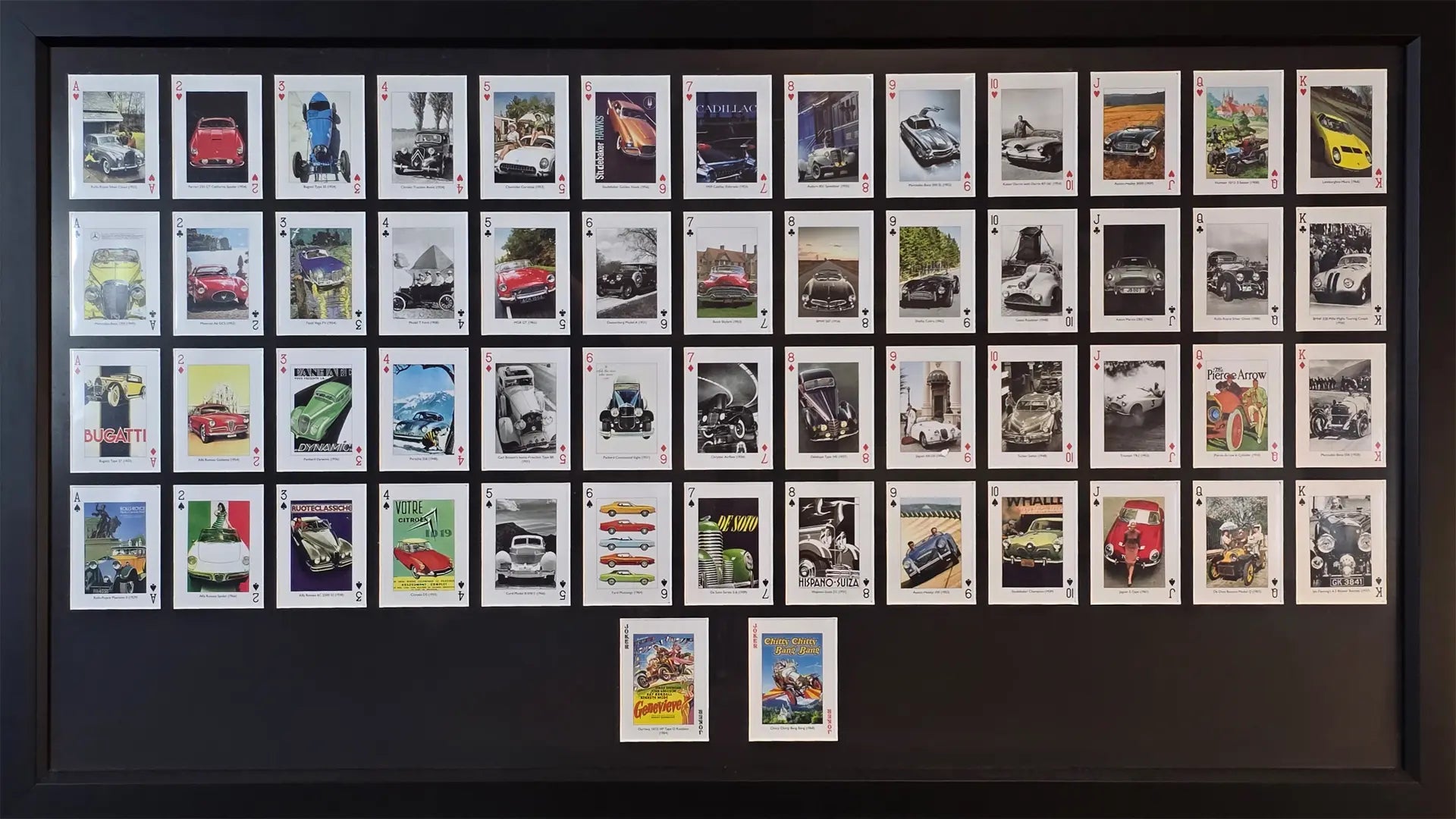 Playing Card Display Frames — 8 cards